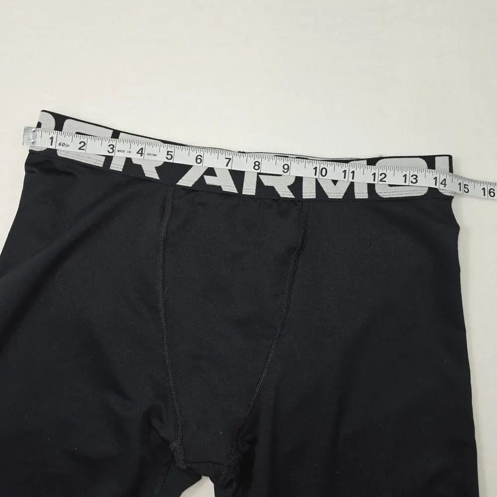 Under Armour Youth XL HeatGear Leggings Black under clothes pants - Picture 6 of 11